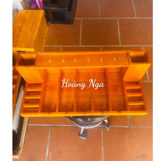 KHAY GỖ THÔNG ĐỰNG TÔNG ĐƠ KÉO LƯỢC 2 ỐNG 4 MÀU VÀNG, ĐEN, GỖ