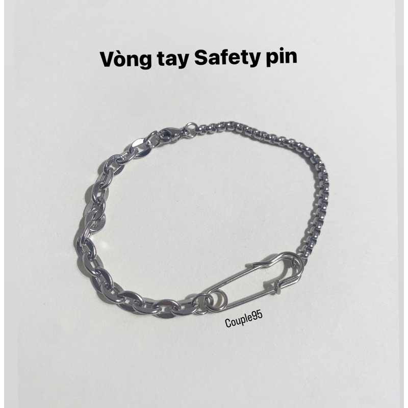 Couple95 Vòng tay Safety pin phong cách Unisex đơn giản | Shopee Việt Nam