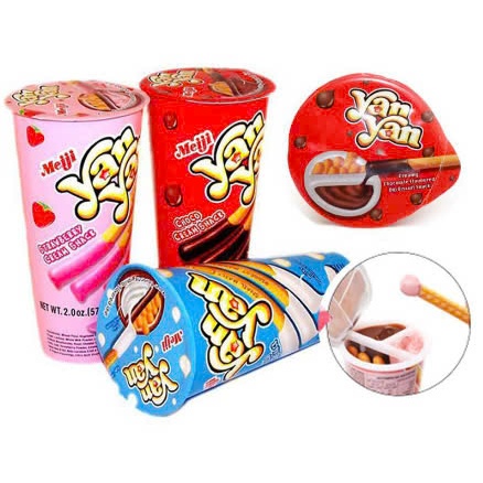 Bánh que chấm Yan Yan Meiji 50g - hanzomart