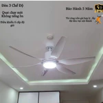 Quạt Trần 6 Cánh Mart.home Lõi Đồng Điều Khiển Từ Xa 6 Cấp Độ Gió Và 3 Chế Độ Ánh Sáng Cực Mát Tự Động BH 10 Năm — ảnh 8