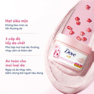 [LIVE] Combo 2 Smoothie Tẩy Tế Bào Chết Body Dove Chăm Da Sáng Mịn 298g/280g