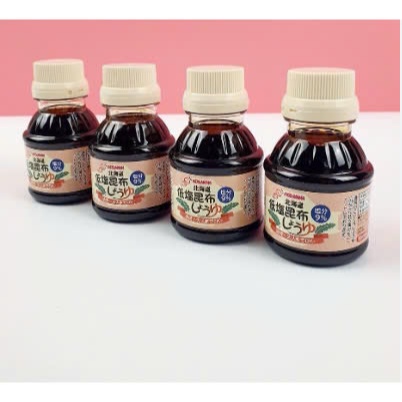 Nước tương tách muối cho bé ăn dặm tảo bẹ Kids & Mama Nhật Bản 100ml - hanzomart