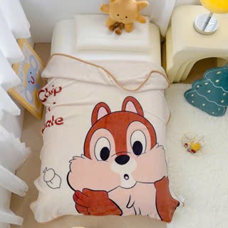 Chăn tuyết nhung sữa hoạt hình cho bé mềm mịn ấm áp, chăn văn phòng, chăn điều hoà, picnic kích thước 1m-1m4 Xịn Bedding