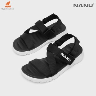 [Nanu 12] Giày Sandal Nam Nữ, Quai Chéo Đế Êm Chống Trơn Đi Học Đi Chơi
