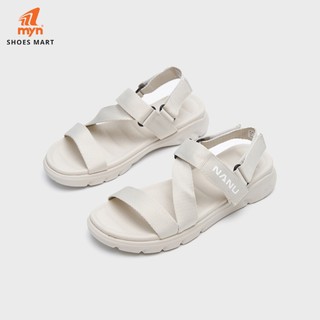 [Nanu 12] Giày Sandal Nam Nữ, Quai Chéo Đế Êm Chống Trơn Đi Học Đi Chơi