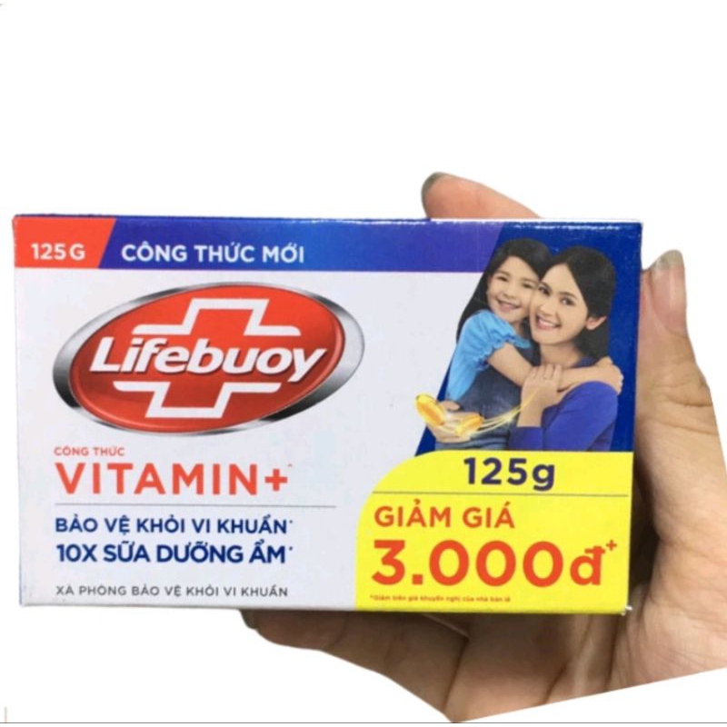 Xà bông cục Lifebuoy 90g / 125g / đỏ xanh khổ qua chính hãng Unilever