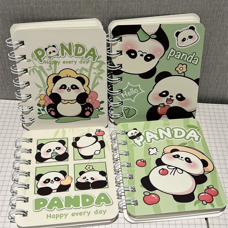 Sổ ghi chép hình gấu trúc Panda, sổ tay cute họa tiết hoạt hình dễ thương |  Shopee Việt Nam