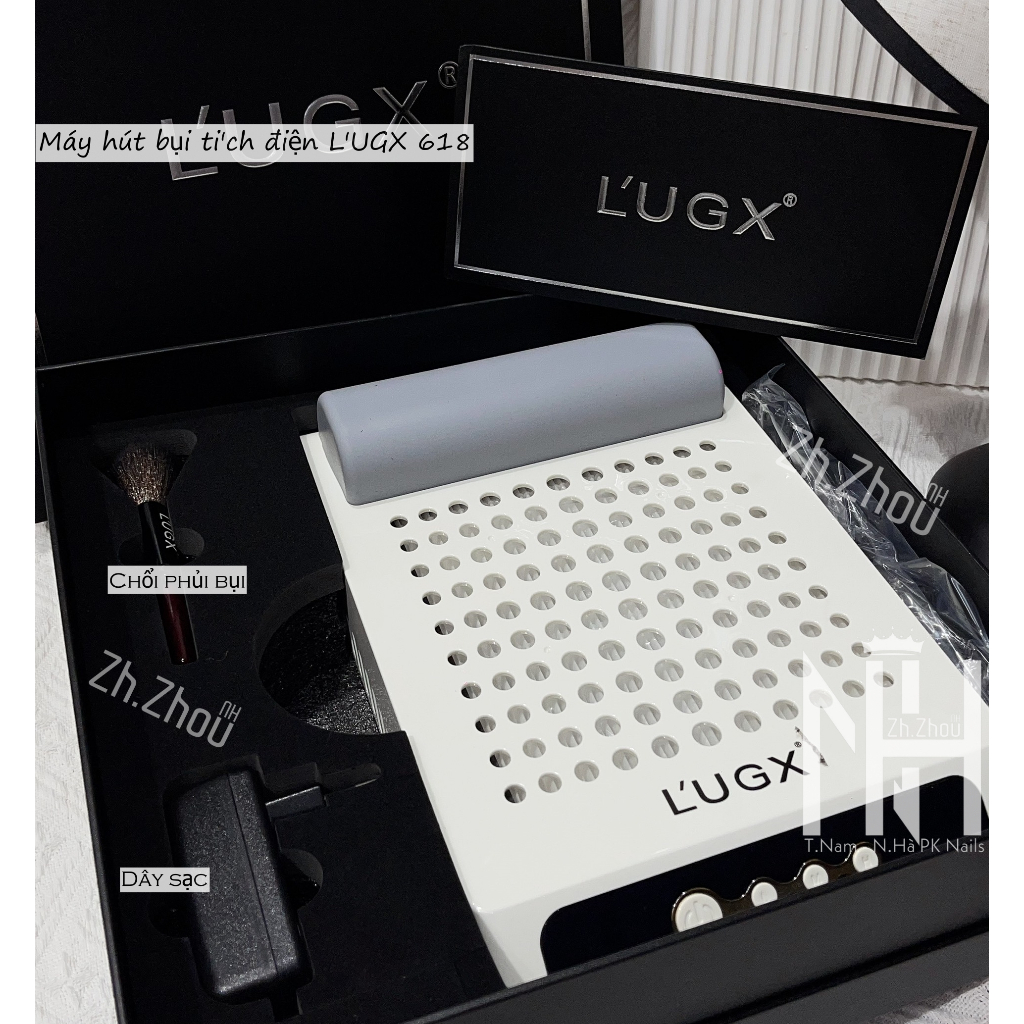 Máy hút bụi LUGX 622s tích điện, máy hút bụi móng tích điện,máy hút bụi nail lugx, bảo hành 6 tháng