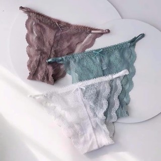 Quần Lót Nữ Ren Mềm Đính Nơ Cạp 2 Dây Hông Sexy 2824'