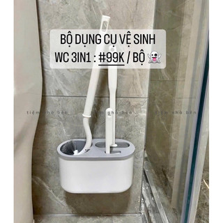 Bộ cọ bồn cầu mẫu mới 3in1 siêu tiện dụng