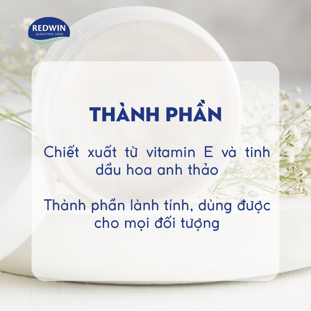 Kem Dưỡng Da Cao Cấp Redwin Vitamin E Cream 300g Nội Địa Úc Dưỡng Ẩm Và Duy Trì Sự Đàn Hồi Của Da