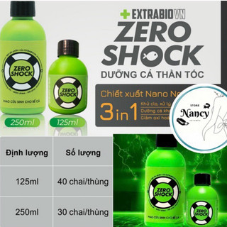 ZERO SHOCK 10ml-250ml – Dưỡng cá và phục hồi cá nhanh chóng tiêu trừ stress nằm đấy hoảng loạn