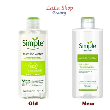 Nước Tẩy Trang Simple Micellar Cleansing Water 200ml