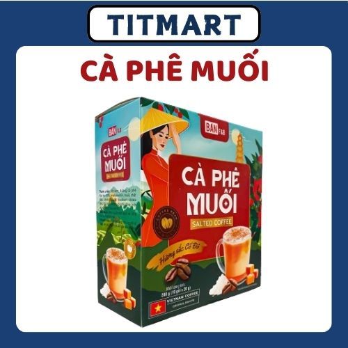 [CHÍNH HÃNG] Cà Phê Muối Hộp 10 gói Chuẩn Việt Đậm Vị Ngon Khó Cưỡng ...