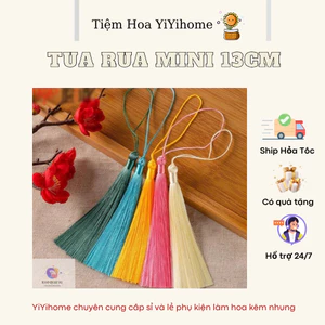 Dây Tua Rua 13Cm, Dây Tuyến Đơn Giản Trang Trí Lồng Đèn Handmade YiYihome