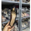 Giày cao gót nữ 5 phân mũi tròn gót vuông Annmodels da mềm gắn nơ F _029FHỖ TRỢ ĐỔI SIZE ]