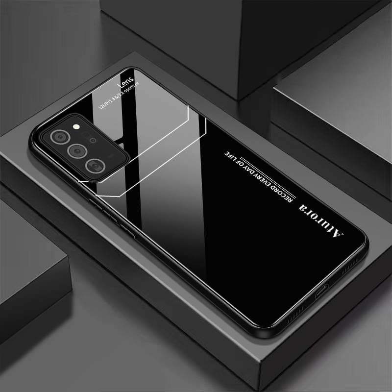 Ốp Lưng SAMSUNG NOTE 20, NOTE 20+, NOTE 20 ULTRA Mặt Lưng Kính Cường Lực Sáng Bóng