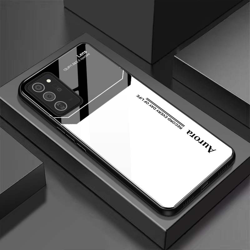 Ốp Lưng SAMSUNG NOTE 20, NOTE 20+, NOTE 20 ULTRA Mặt Lưng Kính Cường Lực Sáng Bóng