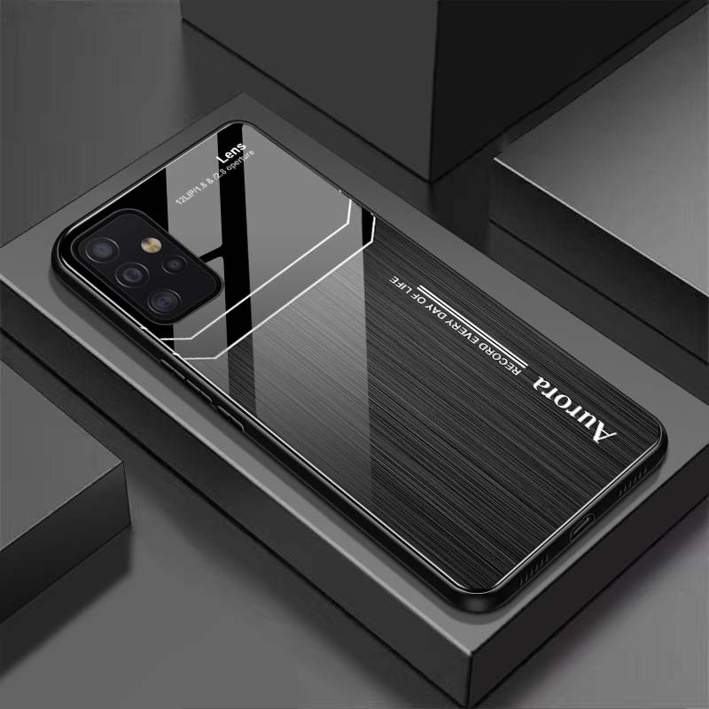 Ốp Lưng SAMSUNG A32 4G, A32 5G, A52, A52S 5G, A72 Mặt Lưng Kính Cường Lực Sáng Bóng