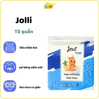 Tã quần siêu mỏng thoáng mát dành cho bé, Bỉm Jolli size Từ 6kg đến trên 17kg M/L/XL/XXL-23h.Shop