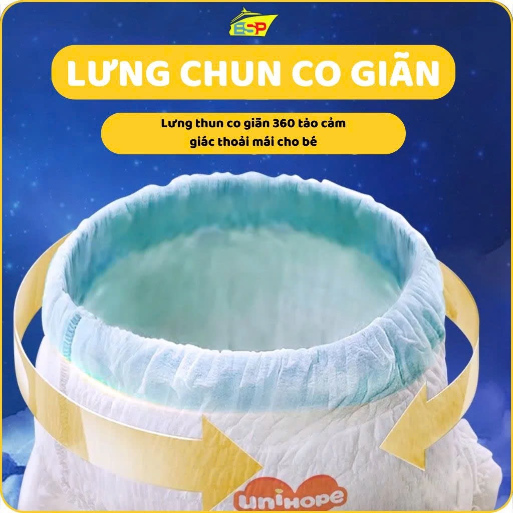 Bỉm/Tã quần trẻ em nội địa nhập khẩu UNIHOPE cotton cao cấp - 23HShopPremium