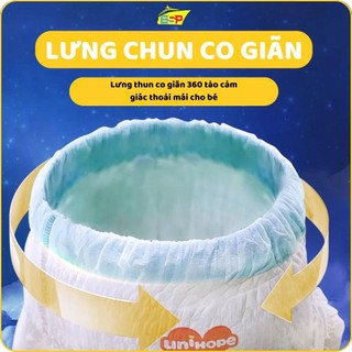 Bỉm/Tã dán/quần trẻ em UNIHOPE chất cotton mềm mại, thấm hút, lưng chun siêu co giãn - 23h.shop