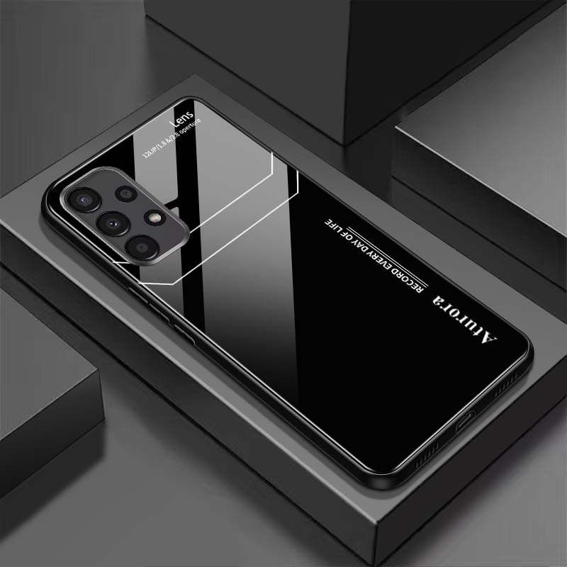 Ốp Lưng SAMSUNG A13 4G, A23 5G, A33 5G, A53 5G, A73 5G Mặt Lưng Kính Cường Lực Sáng Bóng