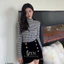 Quần Short Nhung Cạp Cao Phối 8 Cúc Sang Chảnh Tôn Dáng Vải Nhung Mềm Mại 2 Lớp Điệu Đà L04