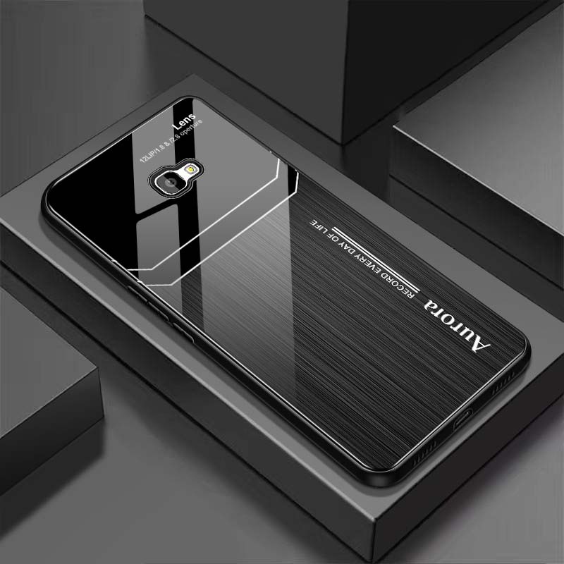 Ốp Lưng SAMSUNG J7 PRIME, J7 PRO, J7 PLUS Mặt Lưng Kính Cường Lực Sáng Bóng