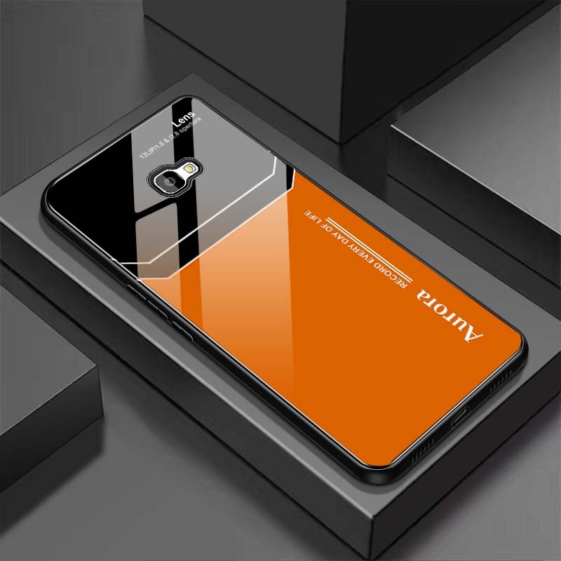 Ốp Lưng SAMSUNG J7 PRIME, J7 PRO, J7 PLUS Mặt Lưng Kính Cường Lực Sáng Bóng