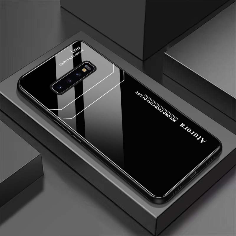 Ốp Lưng SAMSUNG S10, S10E, S10+, S10 5G Mặt Lưng Kính Cường Lực Sáng Bóng