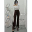 Quần Ống Loe Lưng Cao Dáng Legging Chất tuyết mưa Quần Vải Loe Dáng Dài Ôm Body Quần Tây Vải Loại 1 Q958