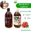Giấm lựu - giấm táo hữu cơ lên men tự nhiên có giấm cái 500ml Probios, Milan - hỗ trợ giảm cân detox cơ thể