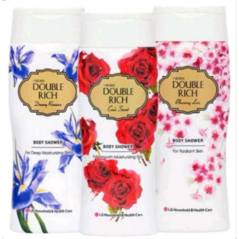 Sữa tắm Double Rich hương hoa anh đào, hoa hồng, hoa Iris,hoa sen 200g