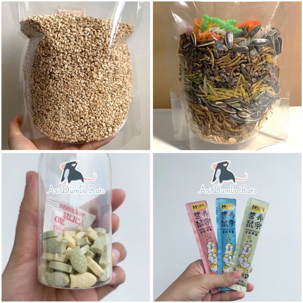 Combo Thức ăn và Lót Chuồng Chuột Rat, Dumbo Rat | Shopee Việt Nam