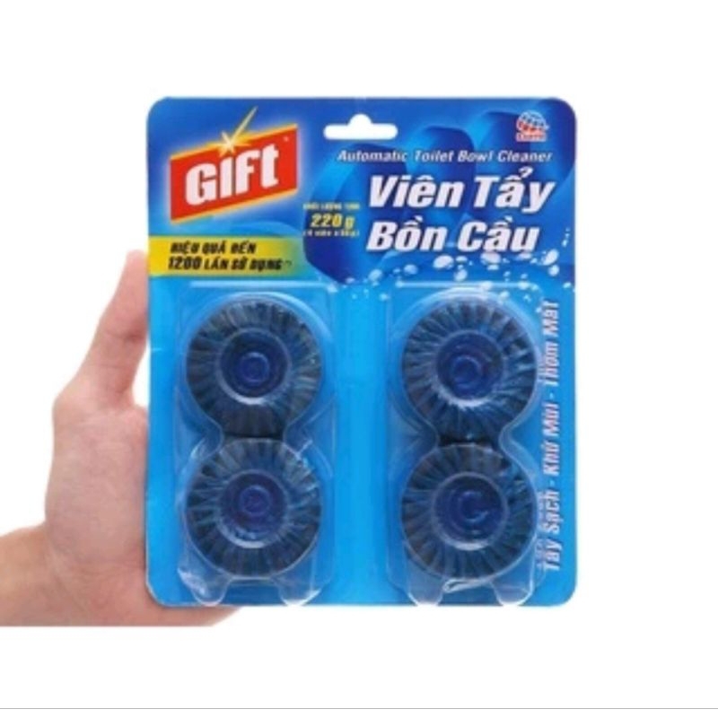 Viên Thả Bồn Cầu GIFT 55g ( Một viên hiệu quả đến 300 lần sử dụng)
