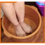 Chậu ngâm chân bằng nhựa cao cấp, thau, chậu, bồn ngâm chân massage có tay cầm