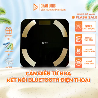 [TRỢ GIÁ] Cân Điện Tử HDA-239 CHANLONG Kết Nối Bluetooth Phân Tích 18 Chỉ Số Cơ Thể (Tặng thước dây + Pin) | CHANLONG