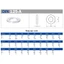 50 cái M2-M24 Long đen phẳng, đệm phẳng inox304 M2-M24