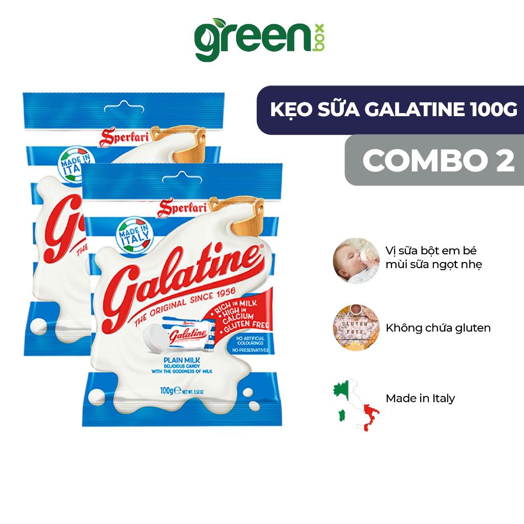 Ảnh Kẹo sữa viên nguyên chất nén Galatine nhập khẩu Ý 100g 4