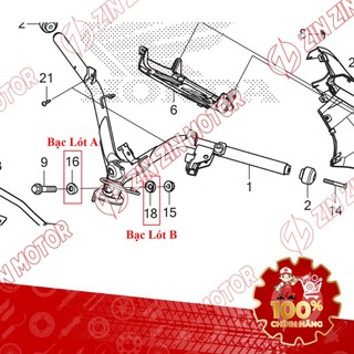 Bộ Bạc, Bu Lông, Đai Ốc Bắt Ghi Đông Winner V1, X V4 V3 V2, AB 160/150/125, Vario 160, Lead 125, SH Mode, Vision, PCX