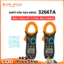 Ampe kìm Đồng hồ kẹp dòng vạn năng NJTY 3266TA đo tụ, tần số, nhiệt độ, điện trở, điện áp, tặng que đo 20A.