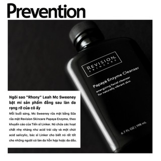 Sữa Rửa Mặt Revision Tẩy Tế Bào Chết Với Enzyme Đu Đủ Revision Skincare Papaya Enzyme Cleanser