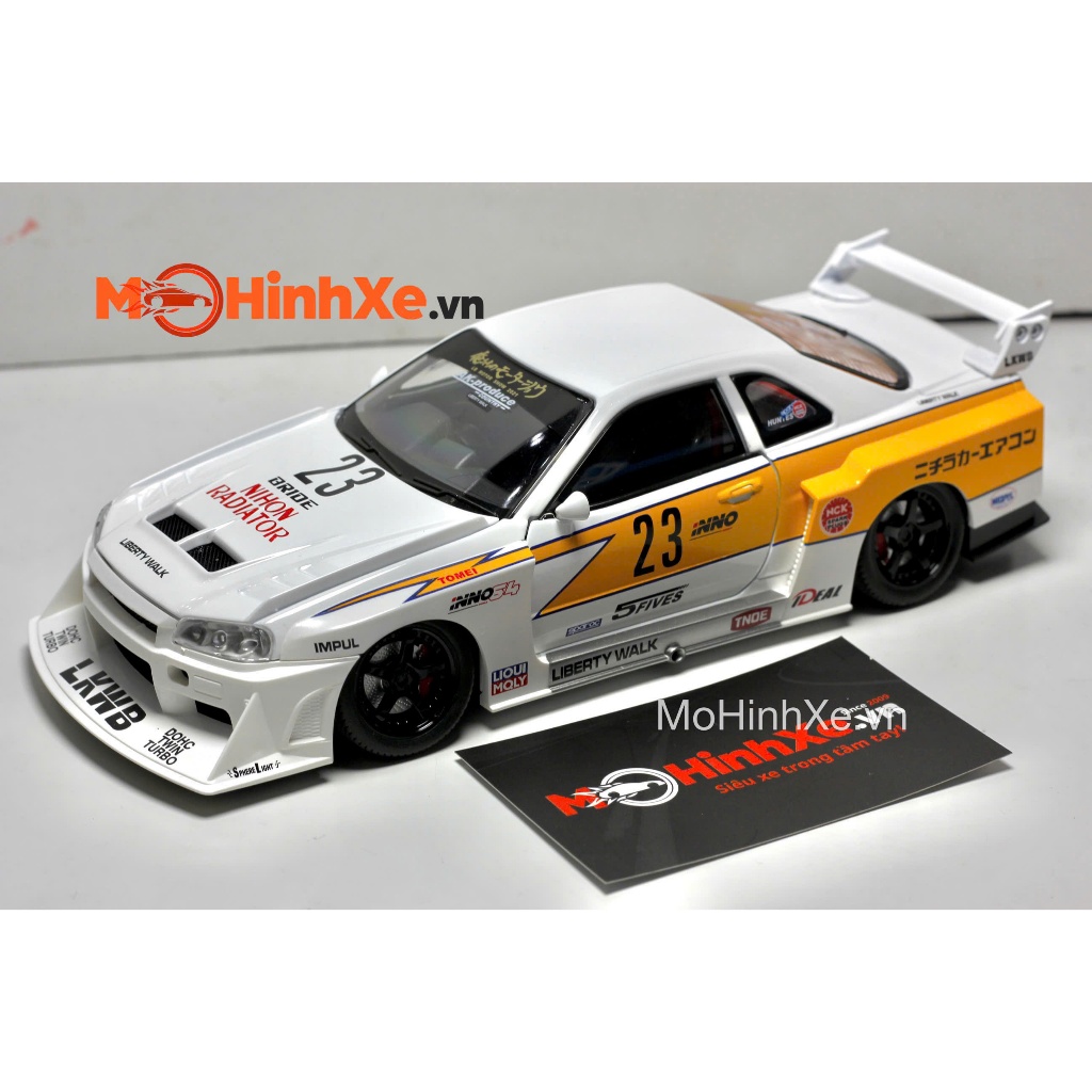 Mô hình xe Nissan Skyline GT-R (R34) LBWK 1:24 HÃNG KHÁC | Shopee Việt Nam