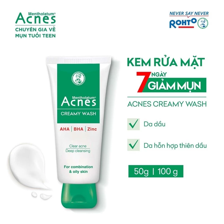 Facial Cleanser Acnes – 4