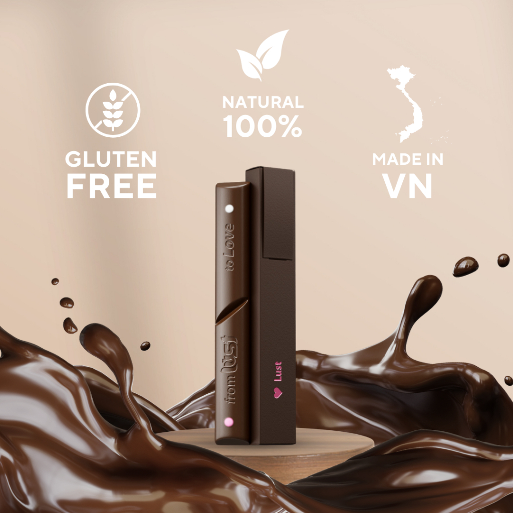 (Lẻ 1 thanh) Socola tình yêu Lust Chocolate, kết hợp thảo mộc cổ truyền ...