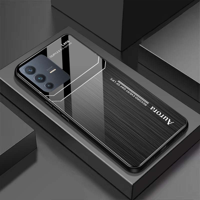 Ốp Lưng VIVO V23E, V23 5G Mặt Lưng Kính Cường Lực Sáng Bóng