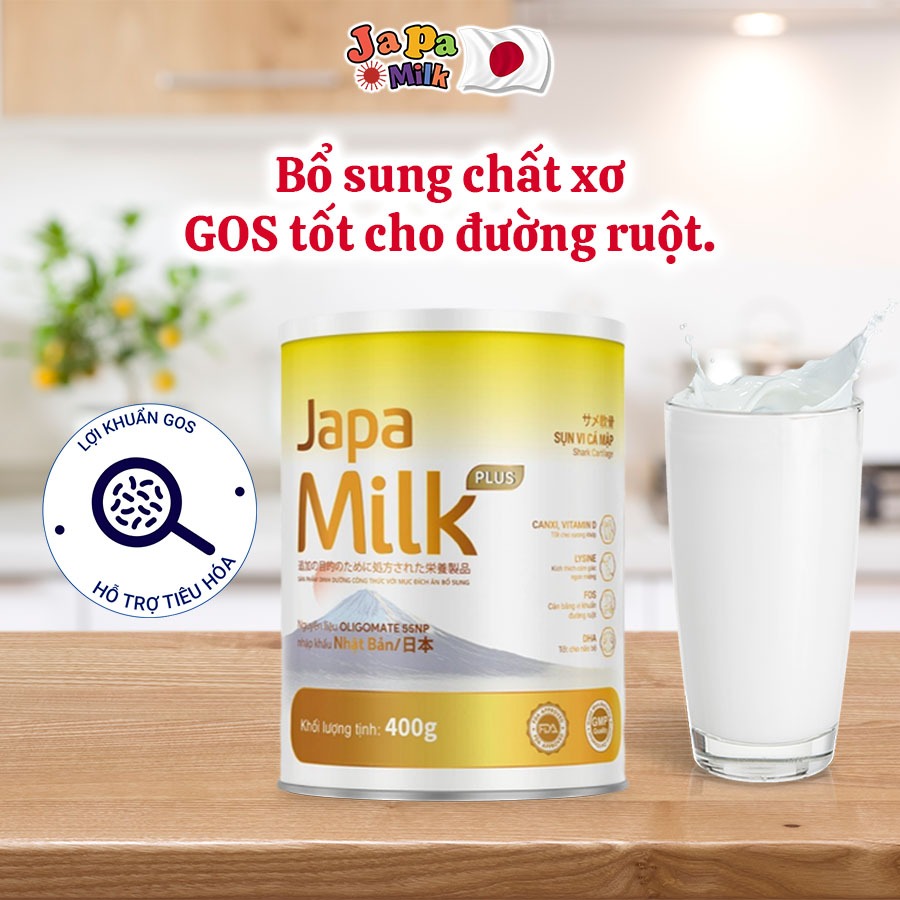 Ảnh Mua 5 Tặng 3 sữa non Japa Milk bổ sung dưỡng chất, bé tăng cân , phát triển tốt hộp 400g Japa Milk 3