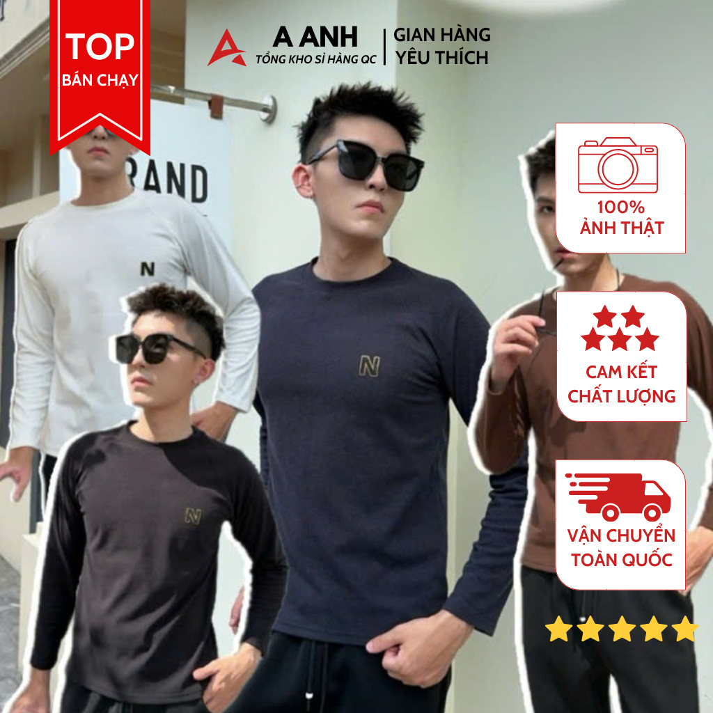 Áo Nhiệt Nam 9906#   Thun Nỉ Co Giãn 4 Chiều, Nhiều Màu  FULL Hộp