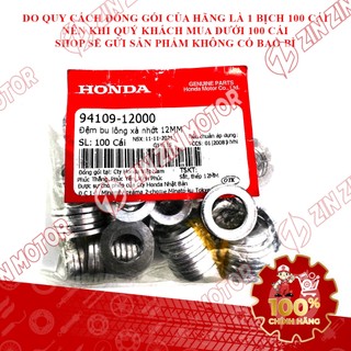Lông Đền Ốc Xả Nhớt Vision, Vario, AB, Air Blade, Lead 125, SH Mode, SH 160/150/125 2020-2026 Và Các Xe Tay Khác